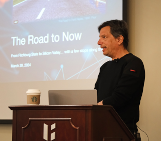 Alumnus Richard Kerris discussing career in tech
