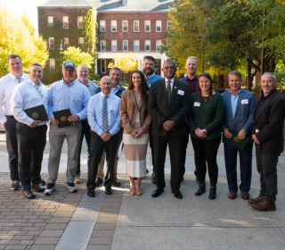 Group shot of Athletics Hall of Fame 2024 inductees
