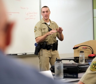 Adam Bourgault Fitchburg State Student Officer 8th ROC from Fitchburg