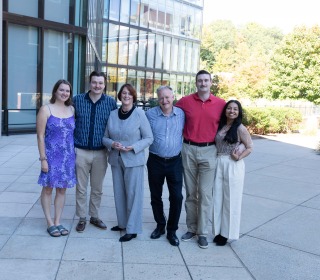 Alumni Leadership Award Jennifer Curran with her family Alumni Awards