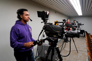 Film video student Isaiah Manuel