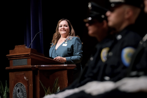 President Hodge at 7th ROC graduation September 2024