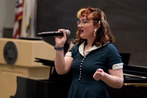 Autumn Hughes creative arts therapies senior voice recital