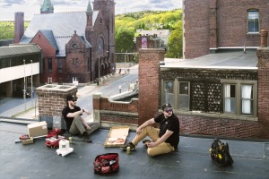 Artist Ricardo Barros portraits from within the Fitchburg community