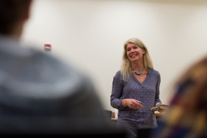 Professor of English Studies Katharine Covino wins awards