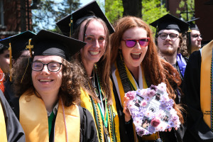 Commencement 2026 with undergraduates