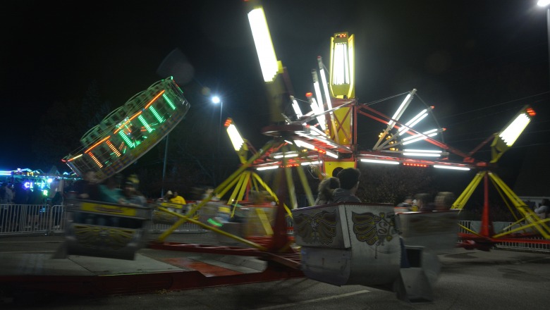 Homecoming carnival rides