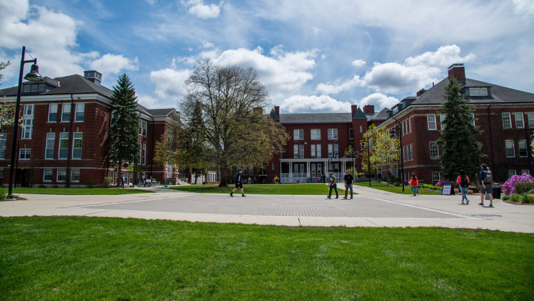 the campus quad