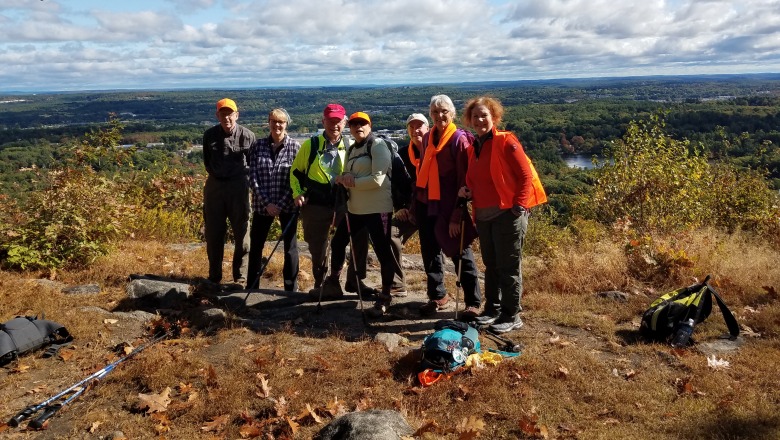 ALFA hikers on top of a mountain