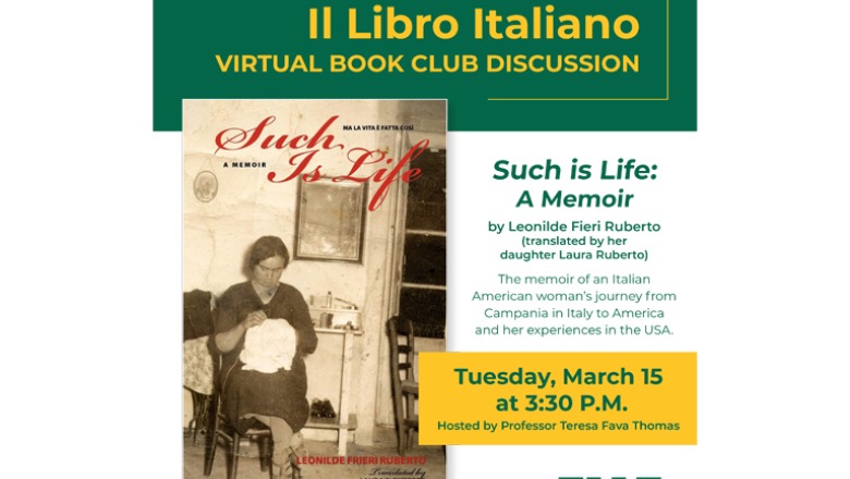 Poster for CIC book club event March 15 2022