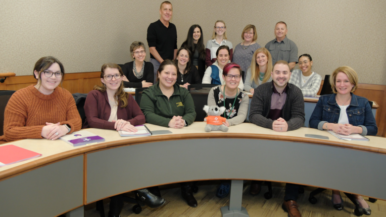 Group shot of mental health first aid trainees