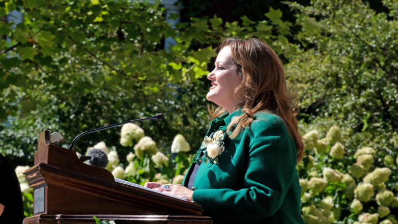 President Hodge delivers State of the University address on Sept 4 2024