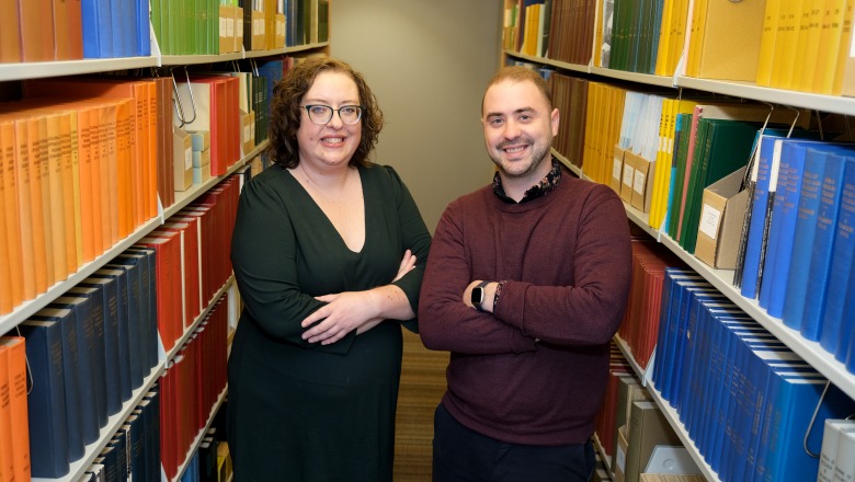 Susan Beddes, Joe Flanagan chosen for Community Leadership Institute photo in library