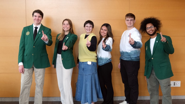 photo of students during First Generation Day at Hammond Hall