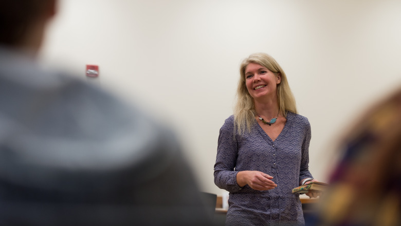 Professor of English Studies Katharine Covino wins awards