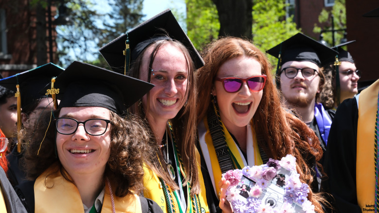 Commencement 2026 with undergraduates