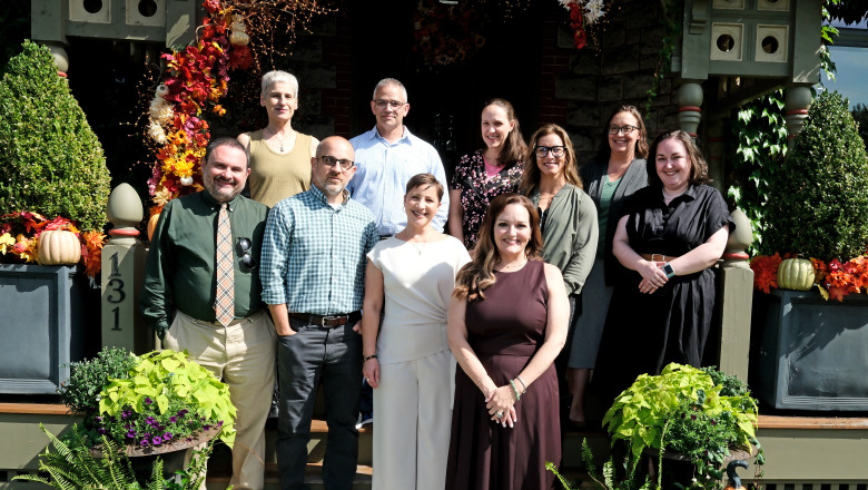 Presidential Fellows at President Hodge's house