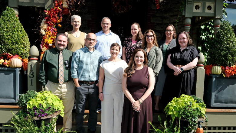 Presidential Fellows at President Hodge's house
