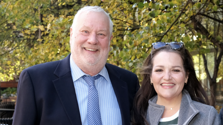 Dean Fuller and President Hodge