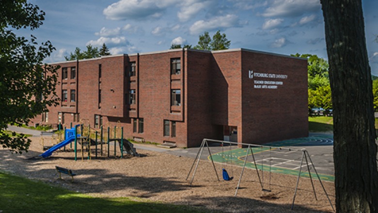 Exterior of McKay and playground area