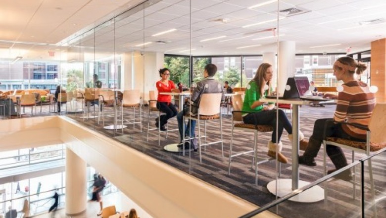 Interior of Hammond Hall campus center