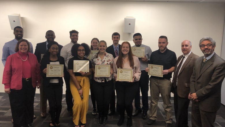 Students complete Falcon Leadership Certification Students complete Falcon Leadership Certification