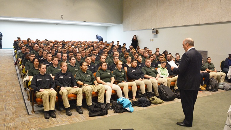 Police Program students get look at domestic violence