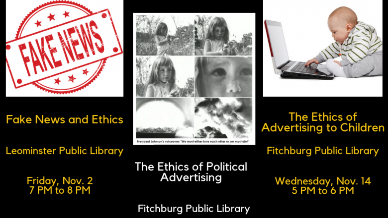 Communications ethics topics of upcoming talks Communications ethics topics of upcoming talks