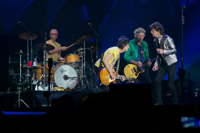 Richard Kerris art exhibit photo of The Rolling Stones