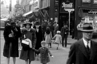 Downtown Fitchburg in image from November 1941