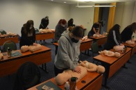 CPR class for Future Educator Academy