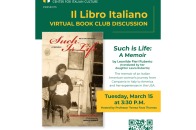 Poster for CIC book club event March 15 2022