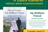Cover of My Brilliant Friend Book with Bride and Groom and three little girls at ocean 