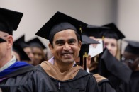 Graduate students in classroom