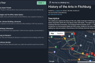 Screenshot of arts history tour launching Jan 2023