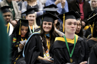 Graduates at Winter 2023 commencement ceremony