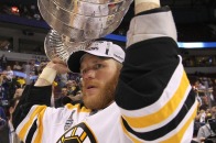 Shawn Thornton with Stanley Cup as Bruin