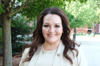 President Donna Hodge headshot outside.