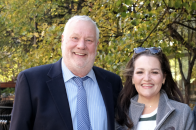 Dean Fuller and President Hodge