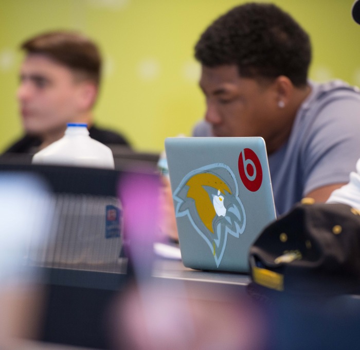 students in class