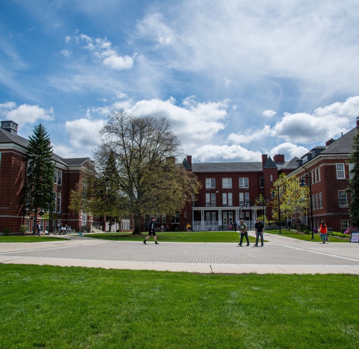 the campus quad