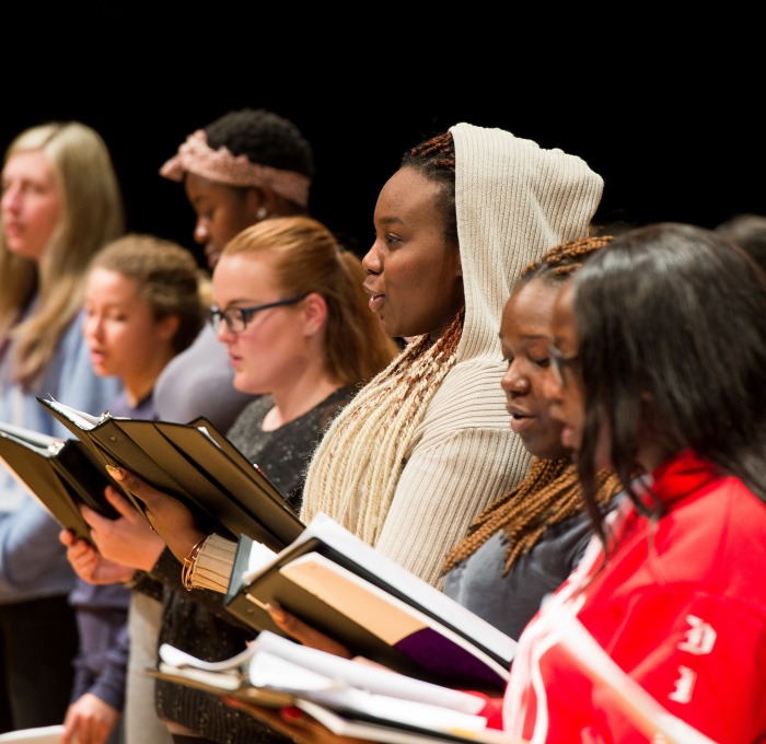 students choir