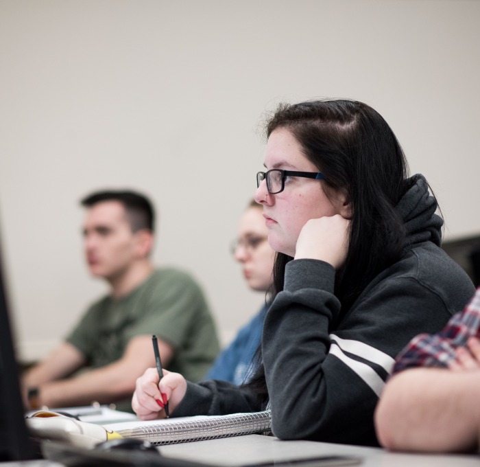 students in class