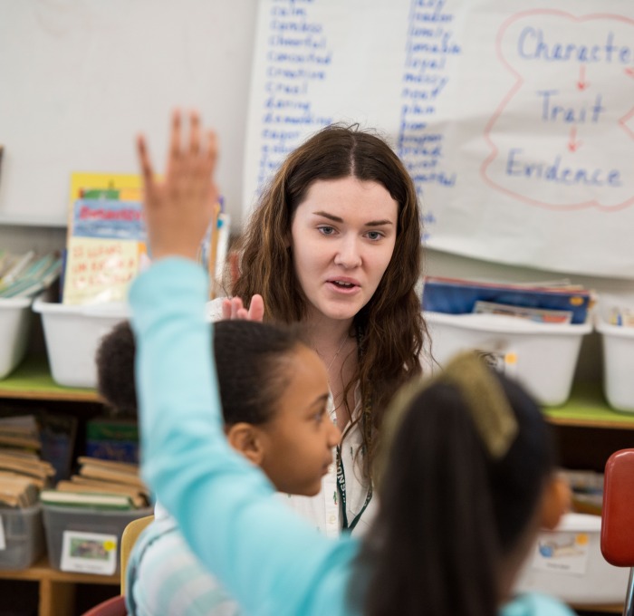 teacher and students