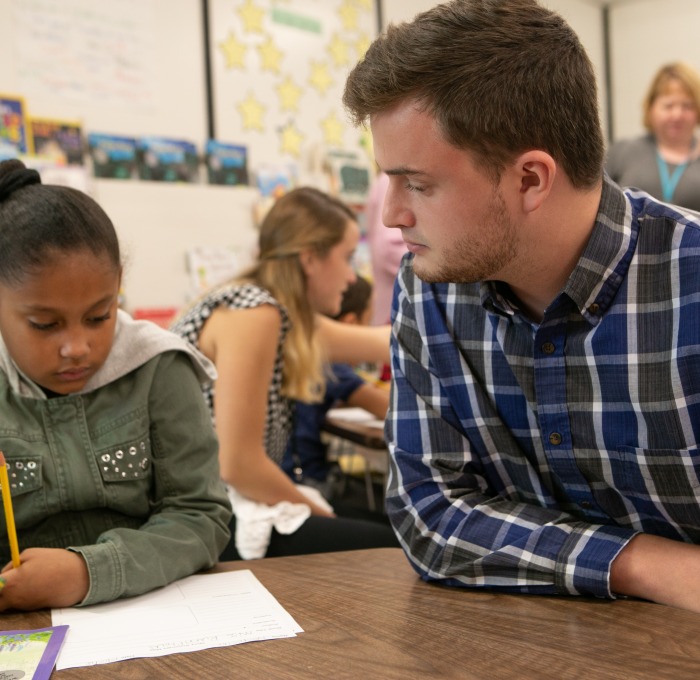 teacher and student