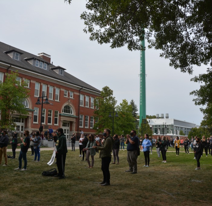 Unity Rally on the quad in 2020
