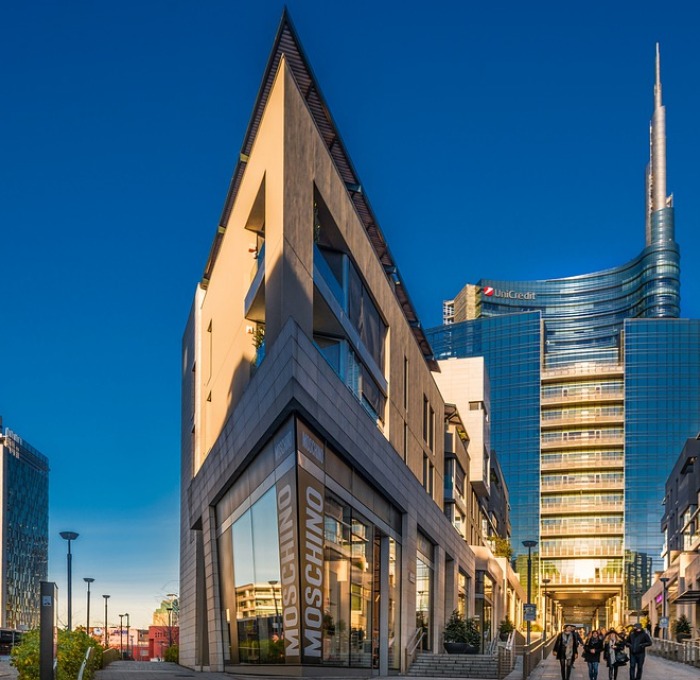 City scape in Milan, Italy