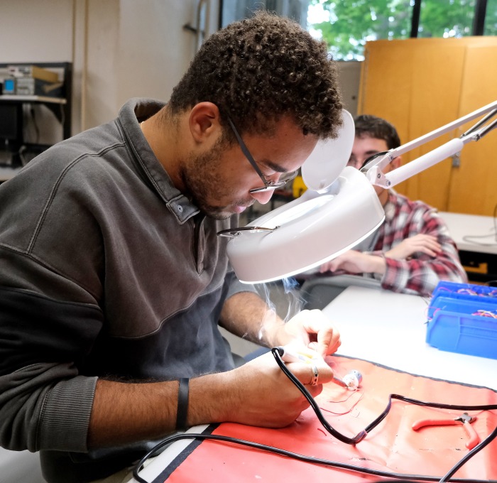 Electronics engineering student