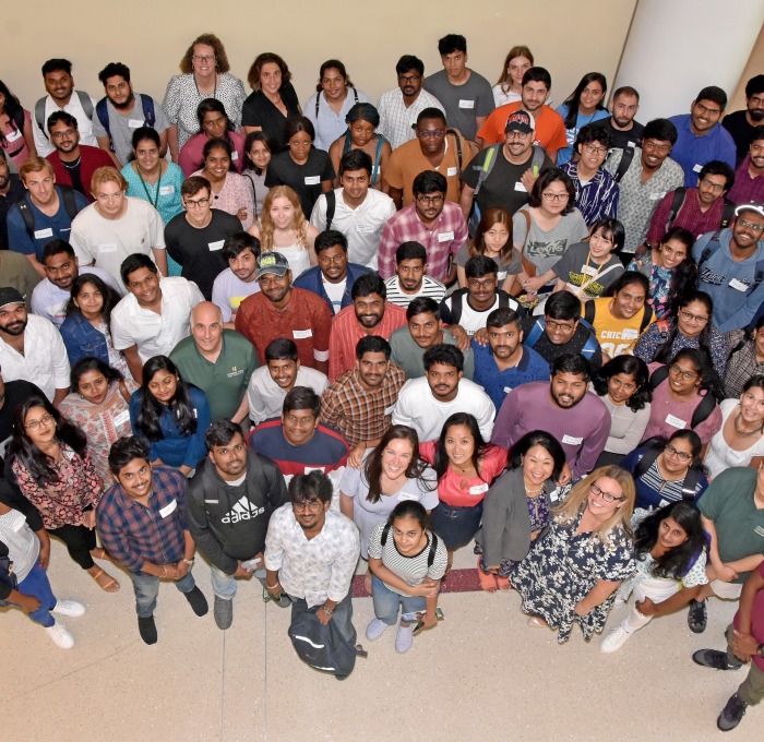 Students posing for a photo in Hammond