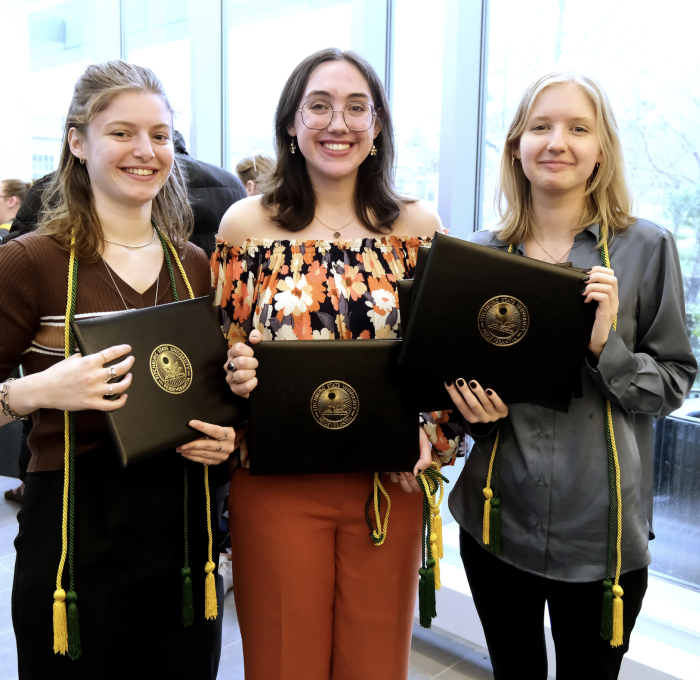 Students with Convocation 2024 awards